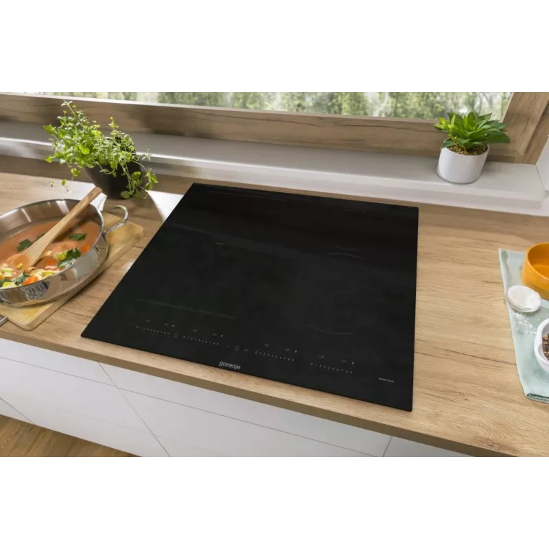 Gorenje Induktionskochfeld GI6432BSC 60 cm Schwarz mit PowerBoost, Timer, Kindersicherung