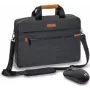 PEDEA ELEGANCE Pro Notebook-Tasche 17,3 Zoll Grau + Maus