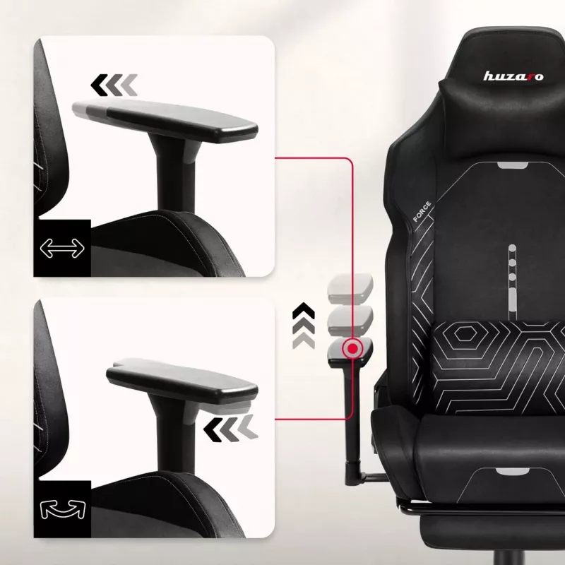Huzaro Force 8.1 Black Gaming Chair