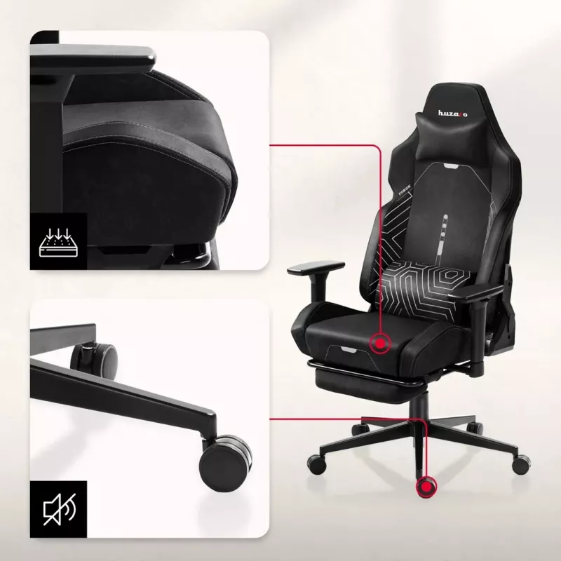 Huzaro Force 8.1 Black Gaming Chair
