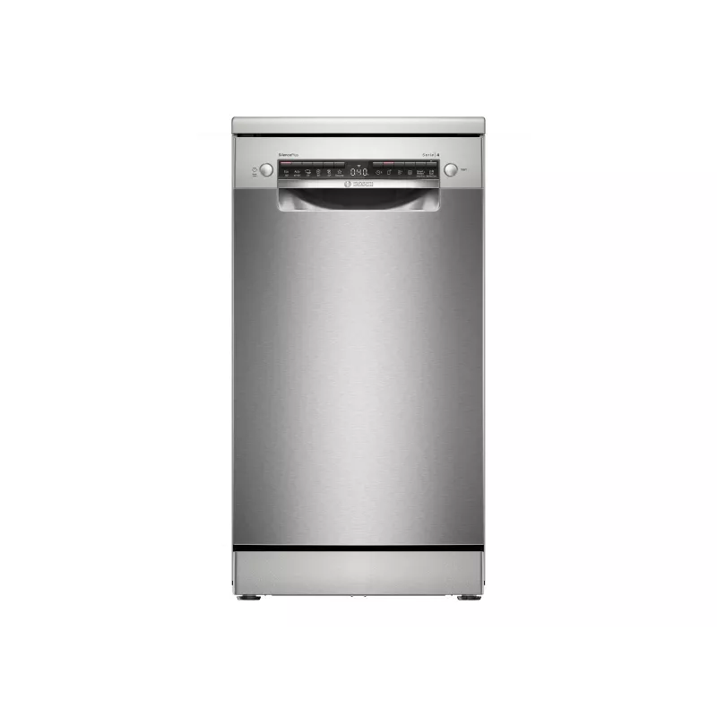 Bosch SPS4HMI13E Freistehender Geschirrspüler, 45 cm, Energieklasse D, Inox