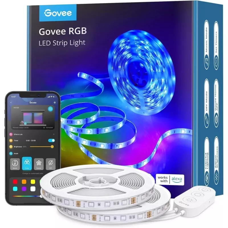 GOVEE H6110 RGB LED Strip Lights - 2x5M