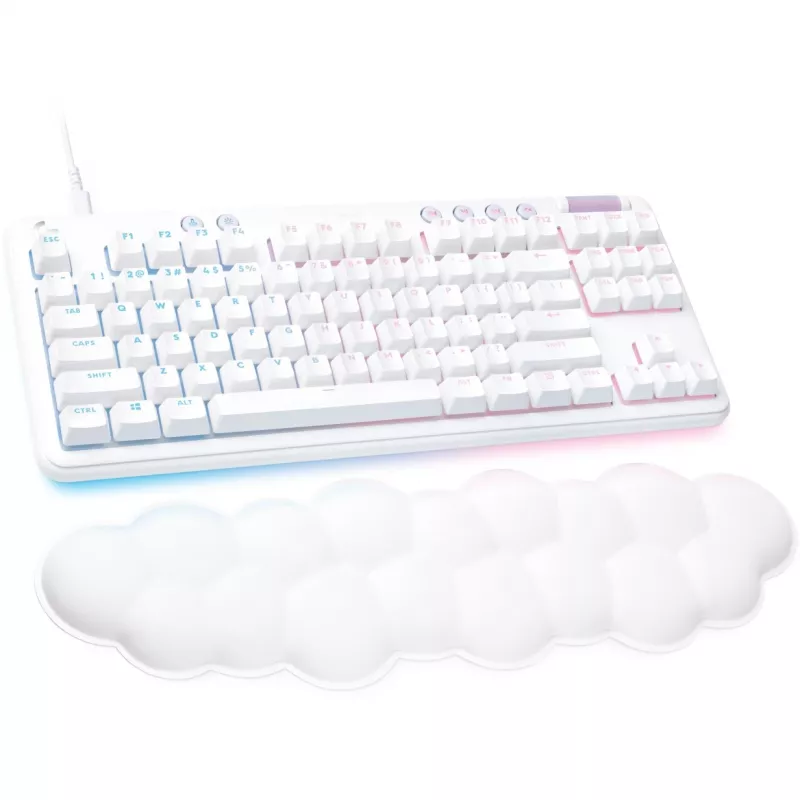 Logitech G G713 TKL Mechanische Gaming-Tastatur - White Mist (Aurora Collection)