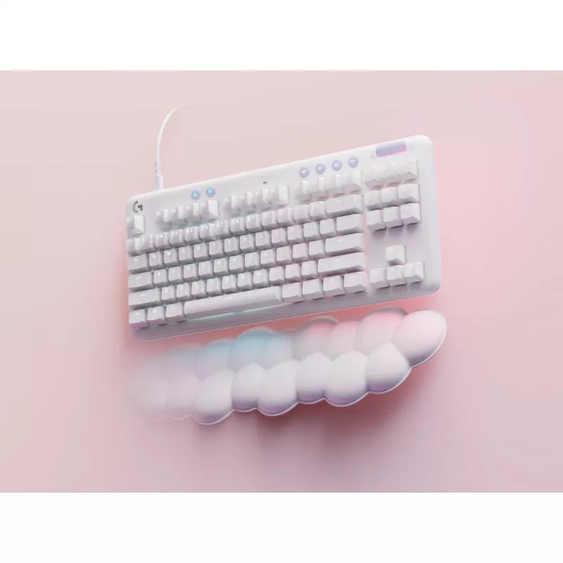 Logitech G G713 TKL Mechanische Gaming-Tastatur - White Mist (Aurora Collection)