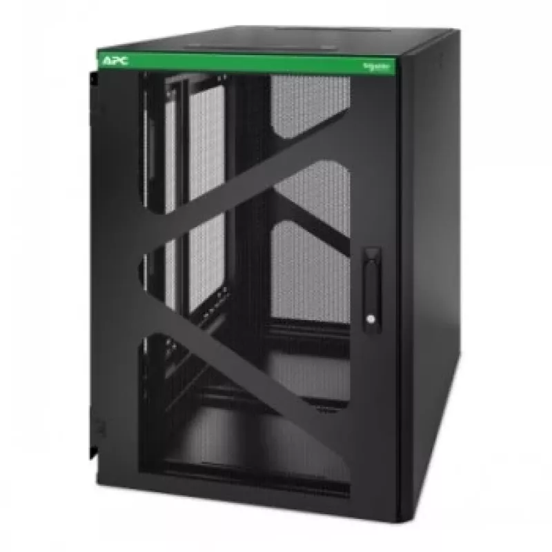 APC NetShelter 18U Wandmontage-Rackgehäuse - 19 Zoll Breite, 520 mm Tiefe, Schwarz