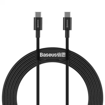 Baseus Superior USB-C auf USB-C Kabel 1m Schwarz 100W Schnellladung & Datensynchronisation