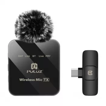 PULUZ PU648B Kabelloses Lavalier-Mikrofon (USB-C)