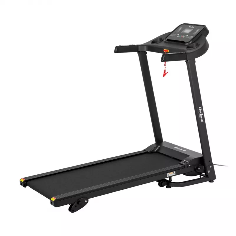 REBEL ACTIVE RBA-1001 Klappbares Elektrisches Laufband mit LCD-Display, 12 Programmen, 12 km/h, Silber/Schwarz