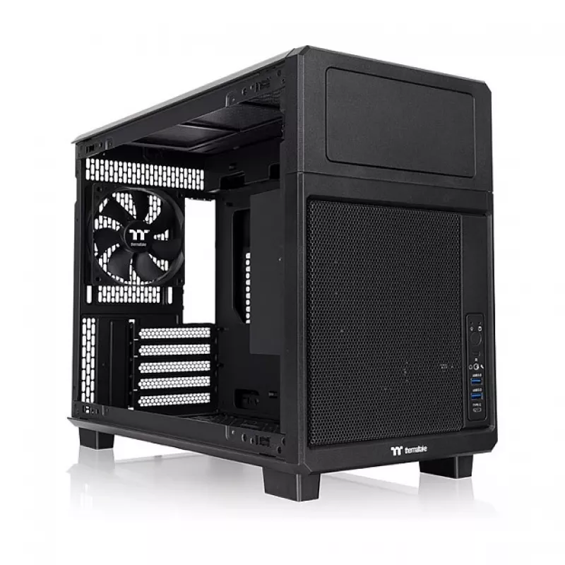 Thermaltake TR200 PC-Gehäuse, Schwarz (CA-11L-00S1NN-00)