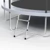 REBEL Active Trampoline PRO 10ft/305 cm mit Sicherheitsnetz, Schwarz/Blau