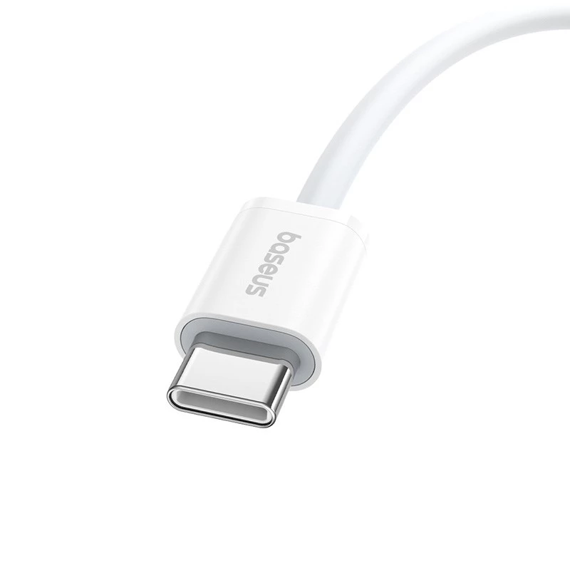 Baseus Superior USB C auf USB C Datenkabel 1 m 30 W Weiß