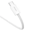 Baseus Superior USB C auf USB C Datenkabel 1 m 30 W Weiß