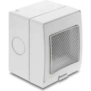 Delock Easy 45 Aufputzgehäuse IP55 wasserdicht 2 Port (81623)