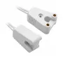 Synergy 21 LED-Adapter für T8 LED-Röhren G13 Fassung 2-teiliges Set Weiß