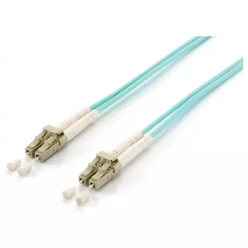 Equip Fiber Optic Patch Cable LC to LC 35m Multimode Duplex OM3 Türkis