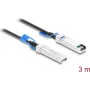 Delock Twinax SFP28 Direct Attach Cable 25 Gbps 3 m Schwarz