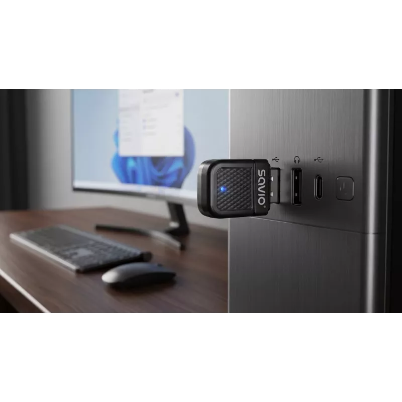 Savio BT-070 USB WLAN 6 und Bluetooth 5.4 Adapter