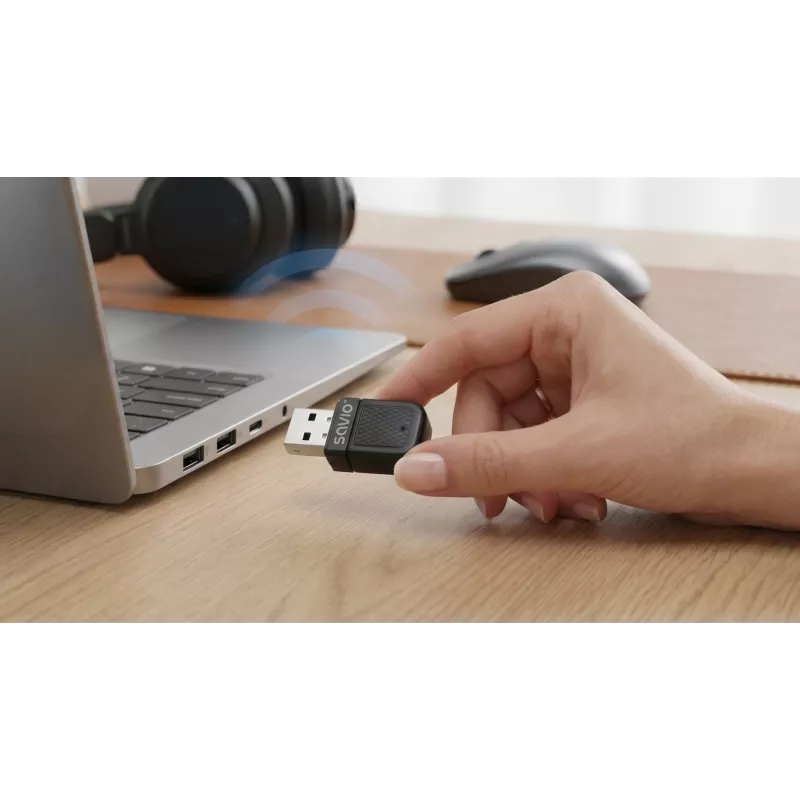 Savio BT-070 USB WLAN 6 und Bluetooth 5.4 Adapter