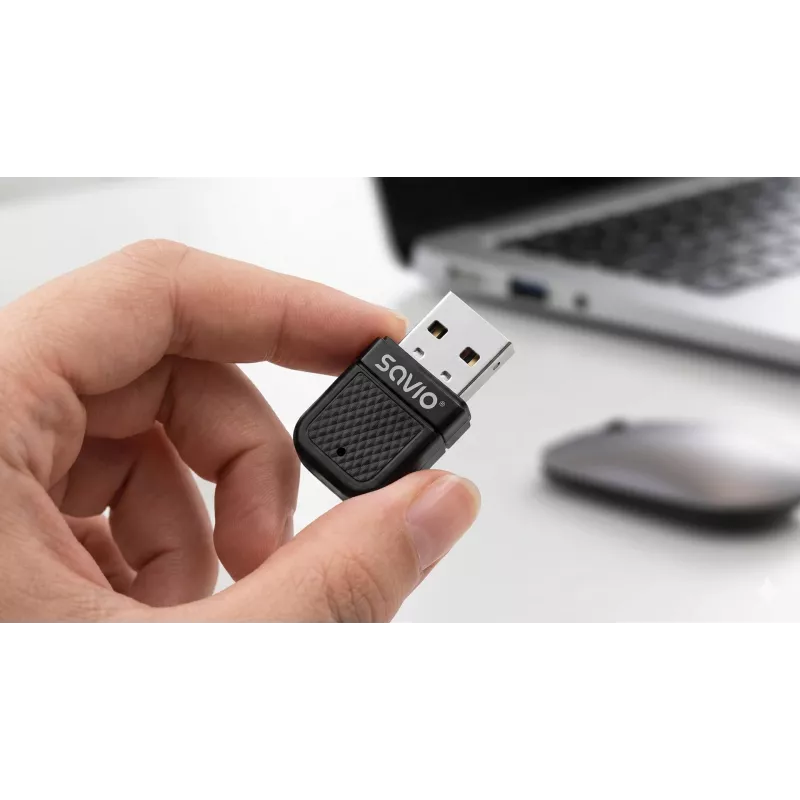 Savio BT-070 USB WLAN 6 und Bluetooth 5.4 Adapter
