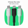 GREEN CELL USB-C auf USB-C PowerFlex 100W Silikonkabel 1,2m Schwarz