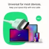 GREEN CELL USB-C auf USB-C PowerFlex 100W Silikonkabel 1,2m Schwarz