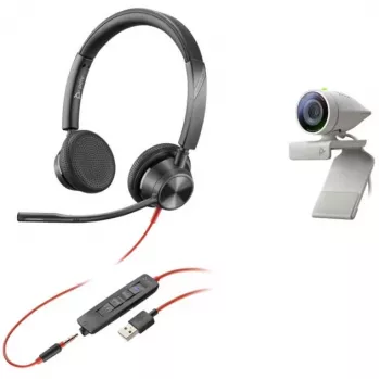 Poly Studio P5 Kit Personal-Videokonferenzsystem Full HD 80 Grad 4x Schwarz Grau