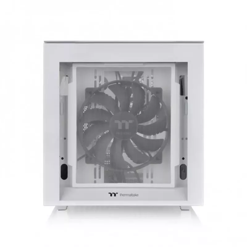 Thermaltake Divider 200 TG Snow Micro Case, Weiß, gehärtetes Glas