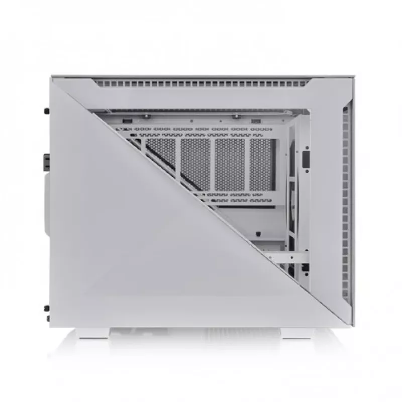 Thermaltake Divider 200 TG Snow Micro Case, Weiß, gehärtetes Glas