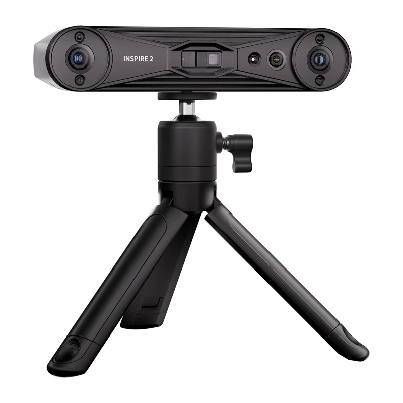 Revopoint Inspire 2 Standard Edition 3D-Scanner - Handheld & Desktop, Dual-Axis Infrarot-Strukturlicht, 0,05 mm Genauigkeit, 24-Bit-Farbe