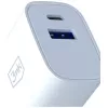 3MK FlowPower 30W USB-A USB-C PD 3.0 QC 4+ Wandladegerät Weiß