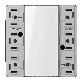 JUNG LS 52931 ST KNX Tastsensor-Modul Universal, 3-fach, F50, LS Serie, Studio White