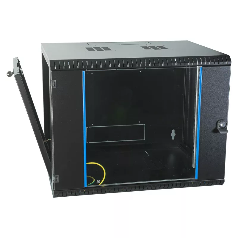 EFB-ELEKTRONIK 19 inch Wandgehäuse 9U, fest, einteilig, RAL 9005, Tiefe 450 mm (691709VTS.45)