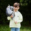 TOOTINY HOPPIHORSE Steckenpferd aus Plüsch A4, grau