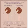 TOOTINY HOPPIHORSE Steckenpferd aus Plüsch A4, grau