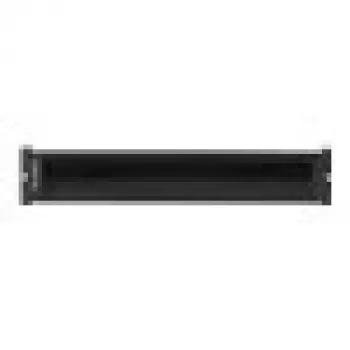 Lanberg AK-1106-B Kabeleinführungs-Bürstenpanel für FF01 19"-Schrank, Schwarz