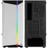 Aerocool Bionic V1 Midi-Tower, RGB, Tempered Glass - Schwarz/Weiß