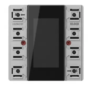 JUNG KNX Kompakter Raumcontroller-Modul 4-fach LS5294D1ST Edelstahl LS Series