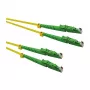 ROLINE 21.15.9502 LWL-Patchkabel OS2 2 m, E-2000 LSH/APC Duplex, LSZH, gelb