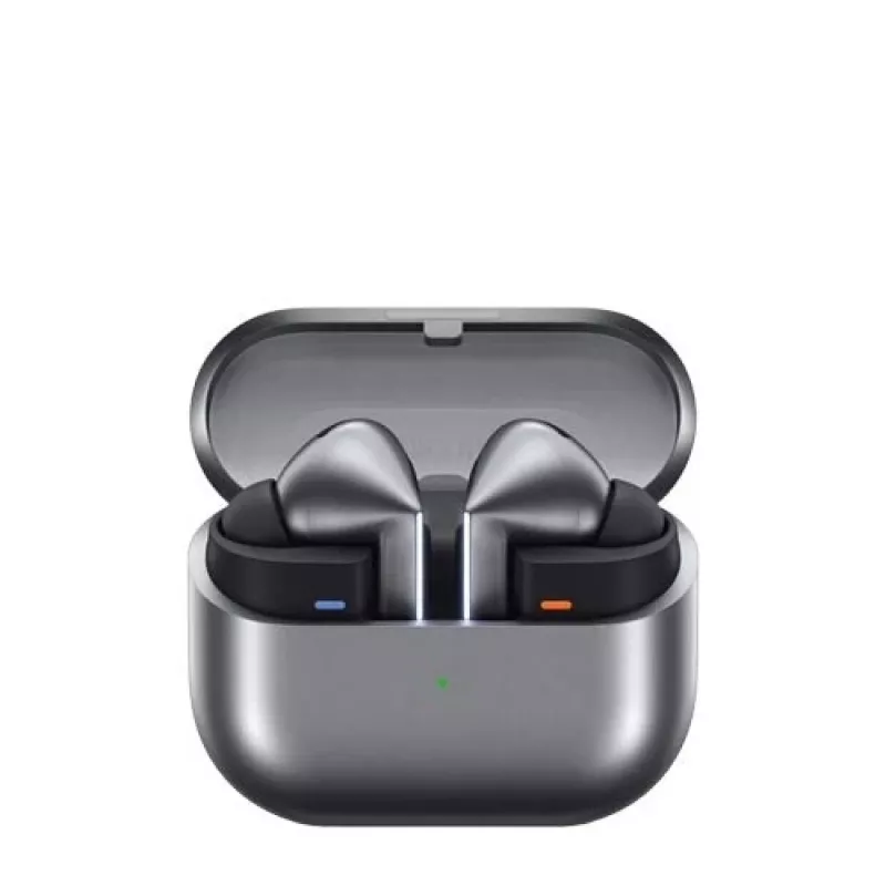 Samsung Galaxy Buds3 True Wireless Stereo (TWS) In-Ear Headset mit aktiver Geräuschunterdrückung, Bluetooth 5.4, IP57, Silber