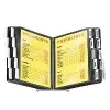 Durable Sherpa Tisch-Displaysystem mit 20 A4-Tafeln, schwarzer Sockel