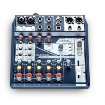 Soundcraft Notepad-8FX Analoges Mischpult mit Lexicon Effekten