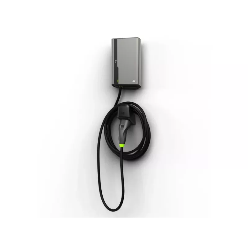 Greencell Habu Holder EV-Ladekabelhalter für Typ-2-Stecker - Schwarz