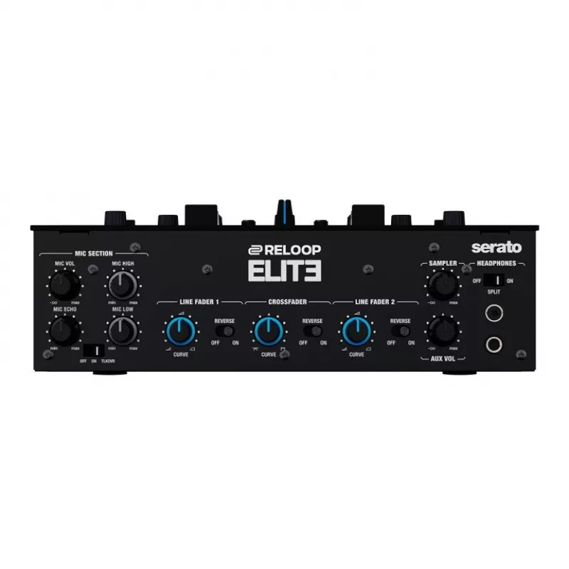 RELOOP Elite – Professioneller 2-Kanal-DVS-Mixer für Serato DJ Pro