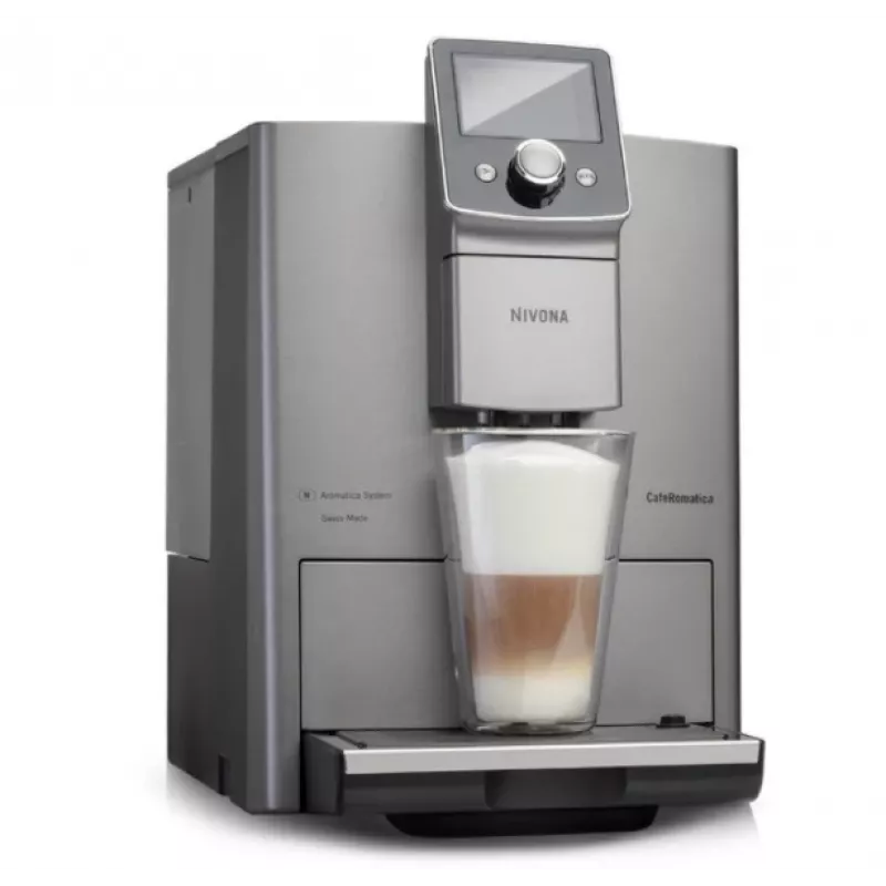 NIVONA Cafe Romatica 8 Series NICR 821 Kaffeevollautomat Titan/Chrom