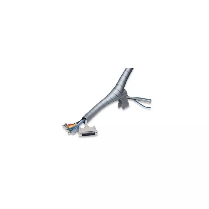 Techly Kabelmanagement 2,5 m, schwarz