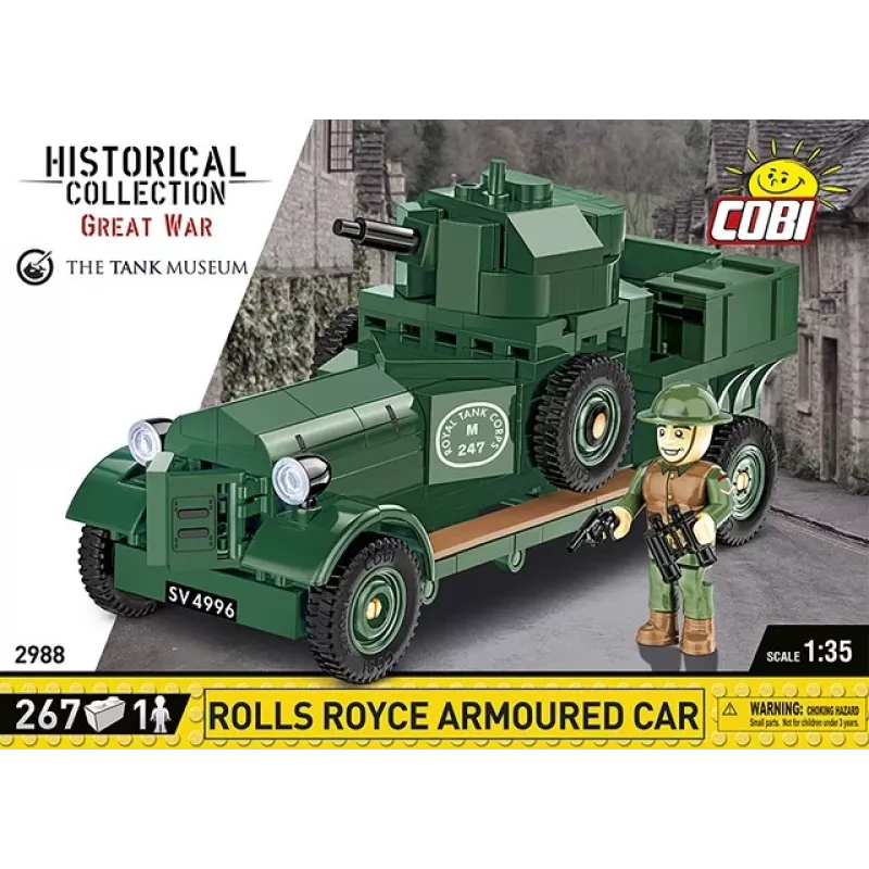 COBI 2988 Rolls-Royce Armoured Car 1920 Pattern Mk I Klemmbaustein-Set