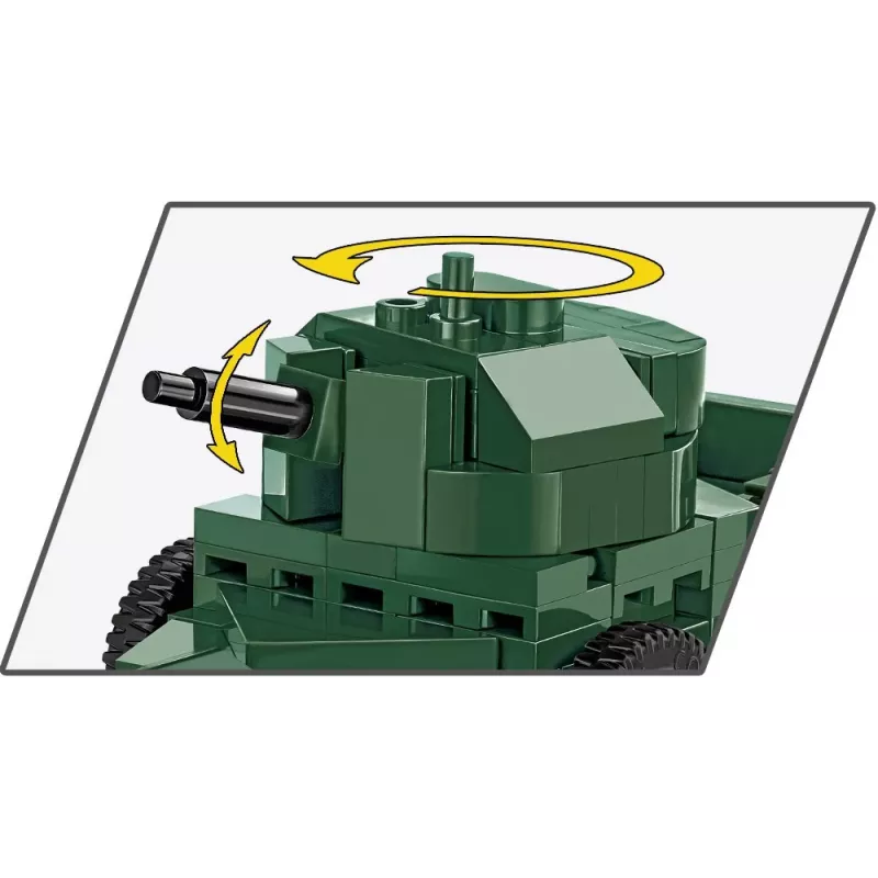 COBI 2988 Rolls-Royce Armoured Car 1920 Pattern Mk I Klemmbaustein-Set