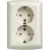 Siemens Schuko Doppelsteckdose 10/16A 250V 5UB2211 - Stromversorgungszubehör