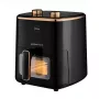ELDOM FRITTA Fettfreie Fritteuse 5,0 L Einstellbare Temp. Timer 1500 W Einzeln 5 L Standalone Heißluftfritteuse Schwarz