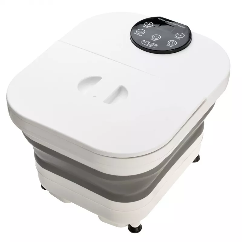 ADLER AD 2182 Fuß-Hydromassagegerät mit Blasen, Vibration, Infrarot und Rollen